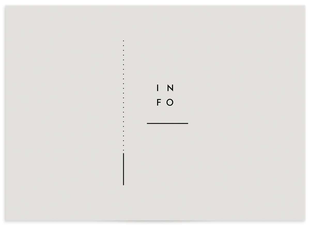 Simply Together Wedding Enclosure Cards back