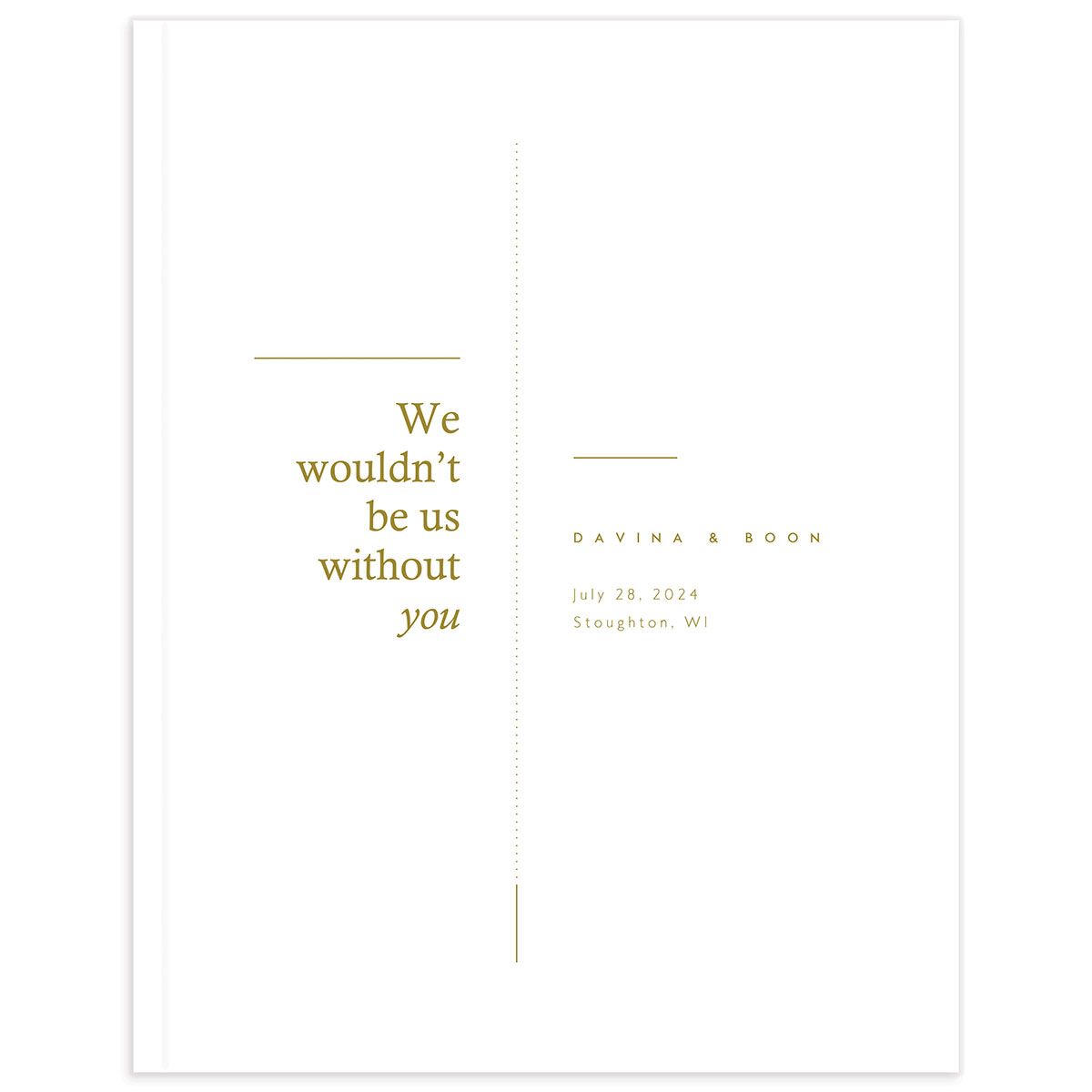 Simply Together Wedding Guest Book