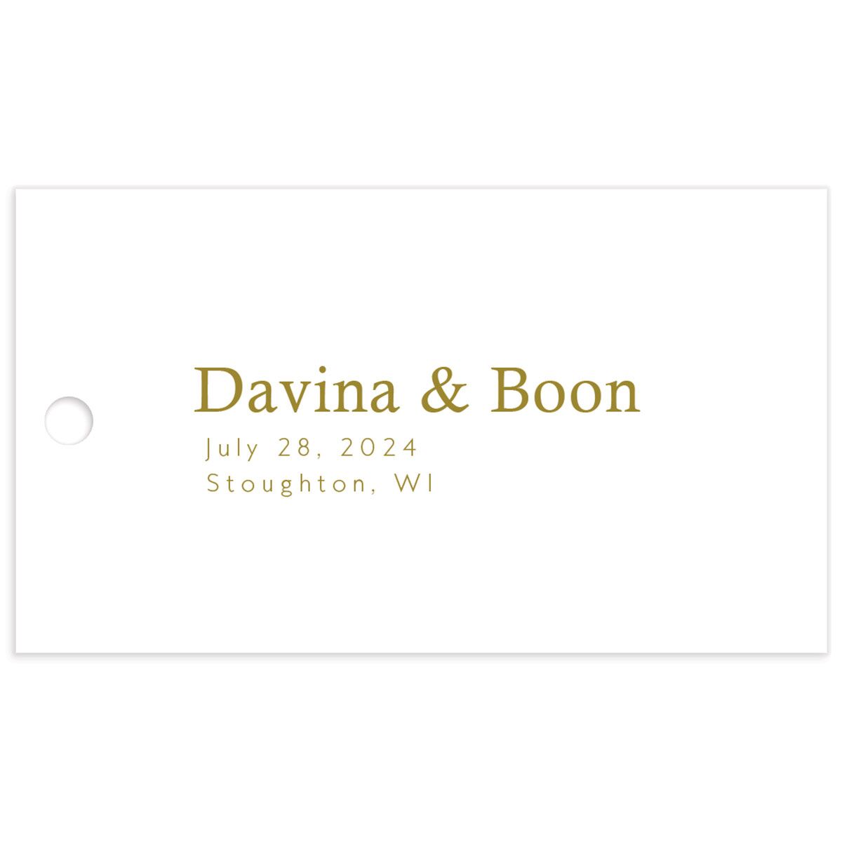 Simply Together Favor Gift Tags