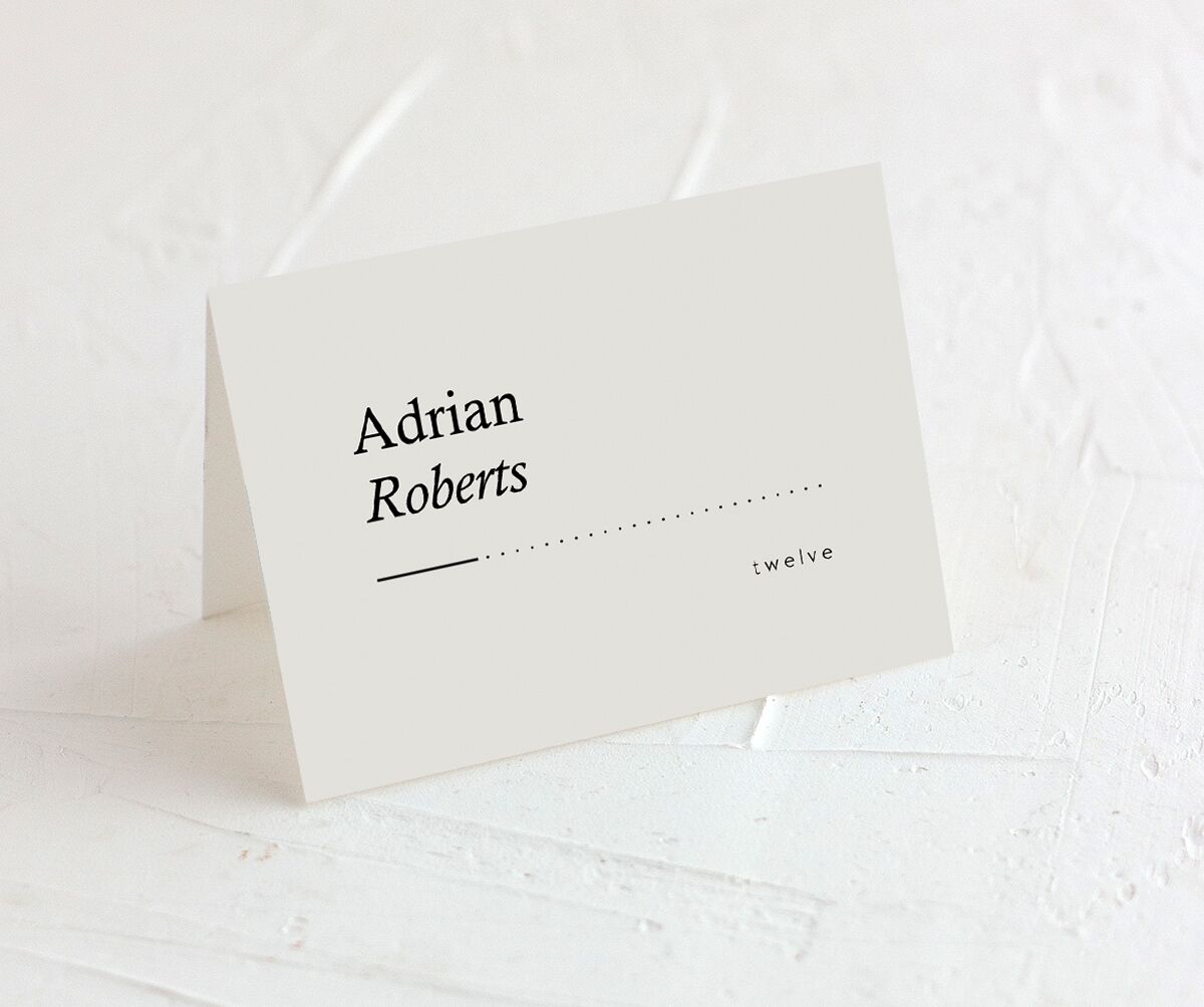 Simply Together Place Cards front