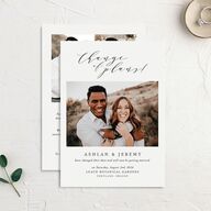 Simply Elegant Change the Date Cards Champagne Signature