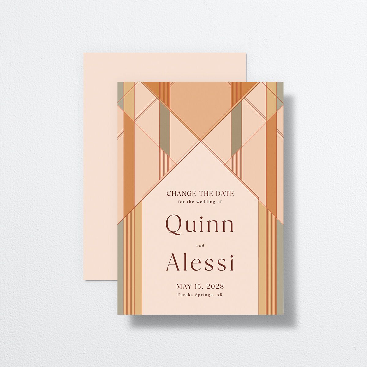 Sunlit Vows Change the Date Cards Raw Sienna Signature