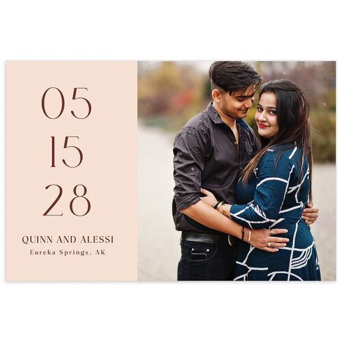 Sunlit Vows Change the Date Postcards - 