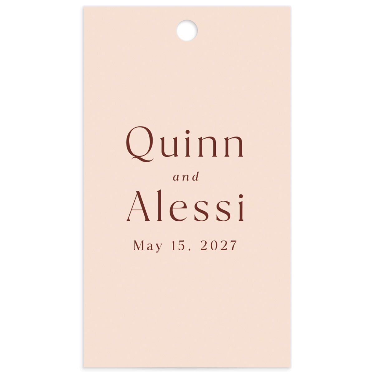 Sunlit Vows Favor Gift Tags