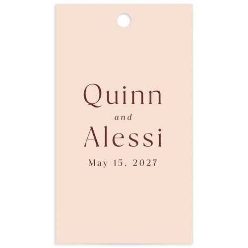 Sunlit Vows Favor Gift Tags - 