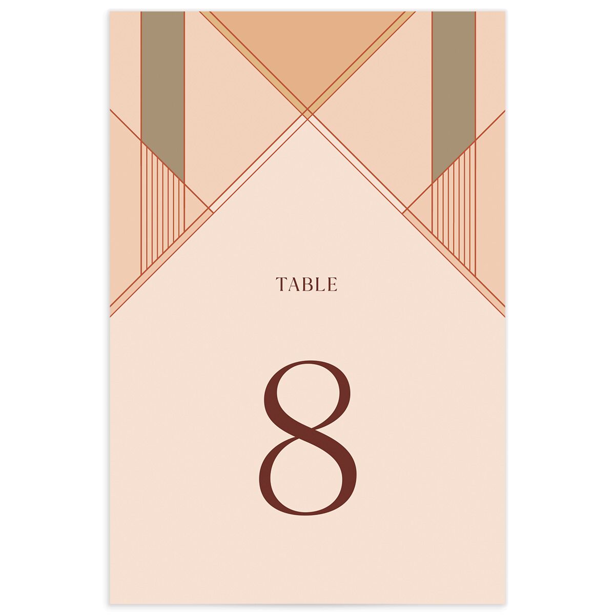 Sunlit Vows Table Numbers