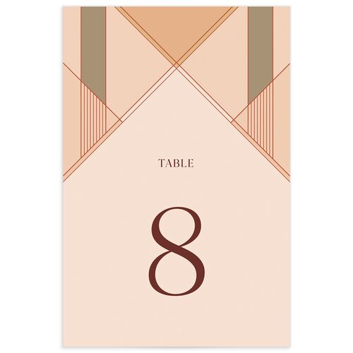 Sunlit Vows Table Numbers - 
