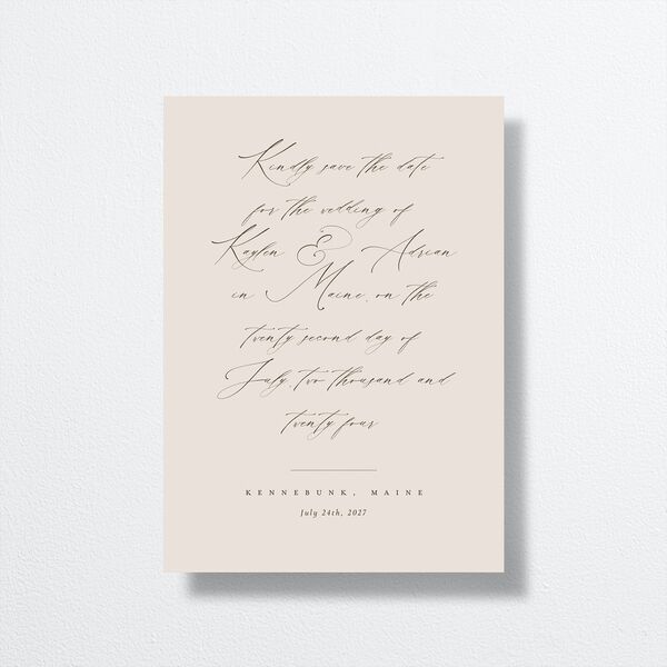 Vintage Palette Save The Date Cards Blossom Signature smooth No