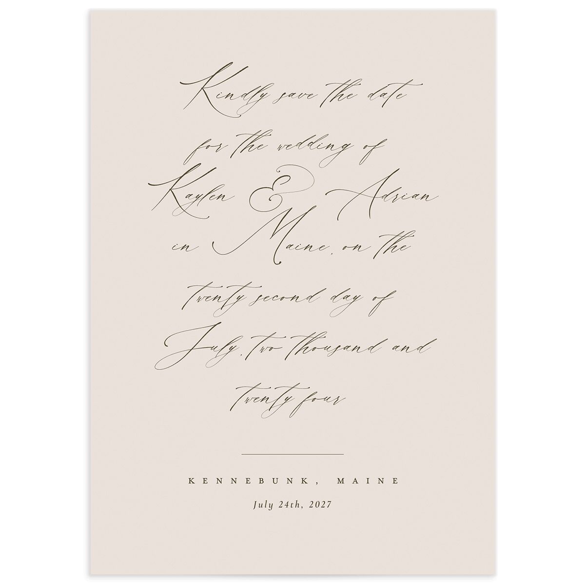 Vintage Palette Save The Date Cards