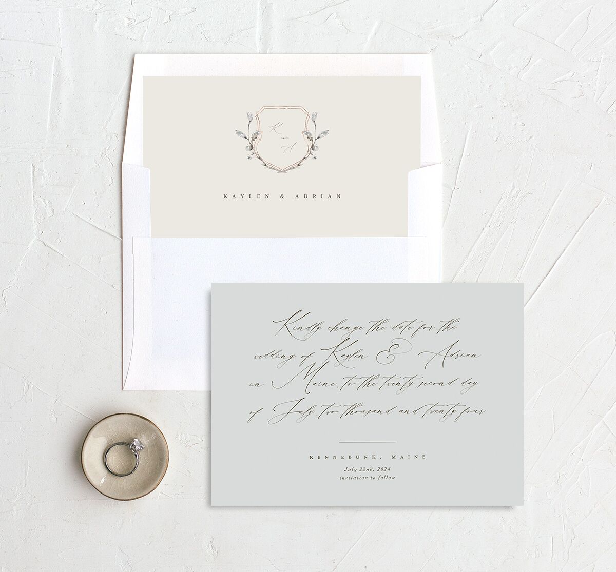 Classic Palette Change the Date Cards envelope-and-liner