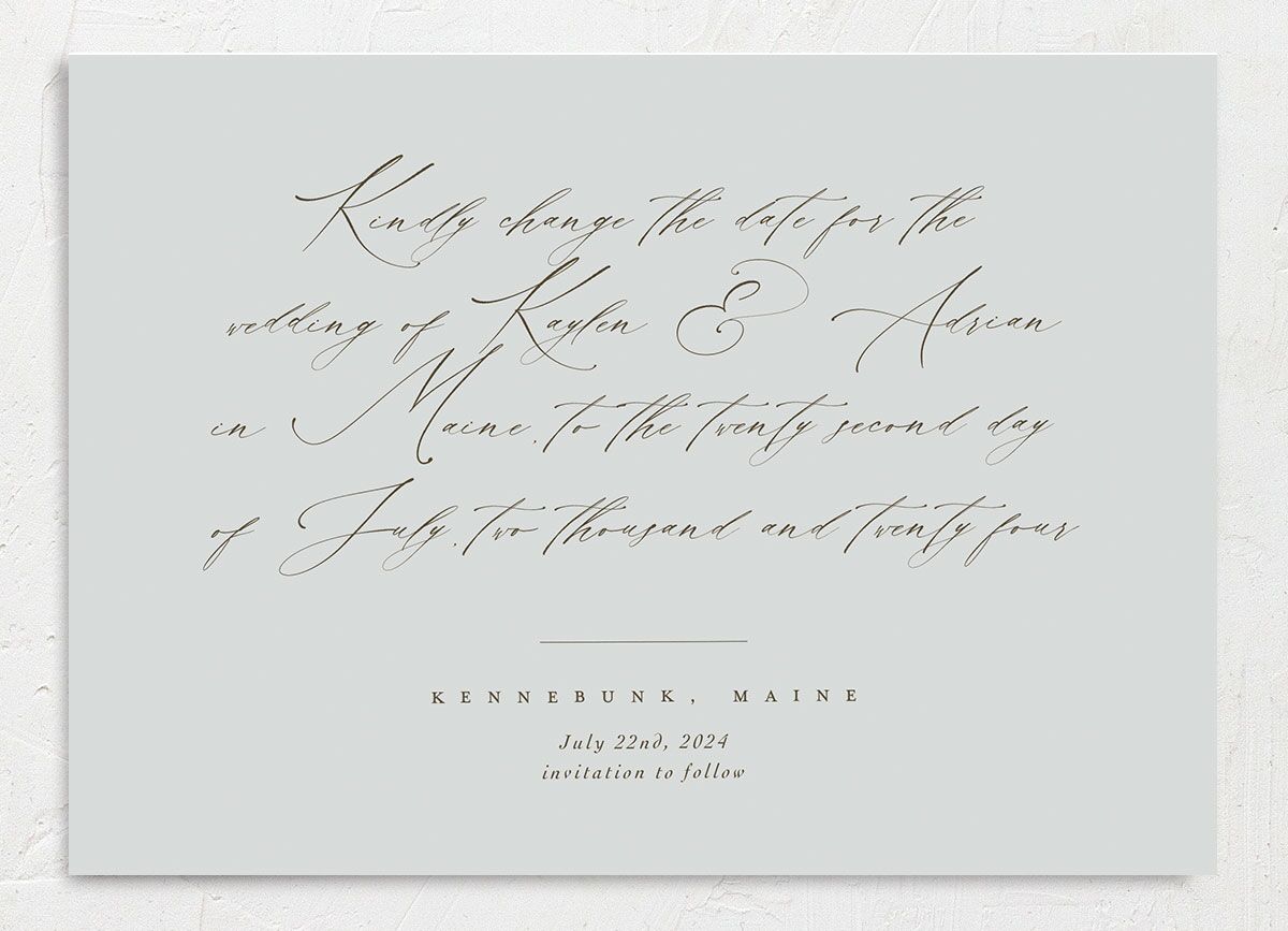 Classic Palette Change the Date Cards front