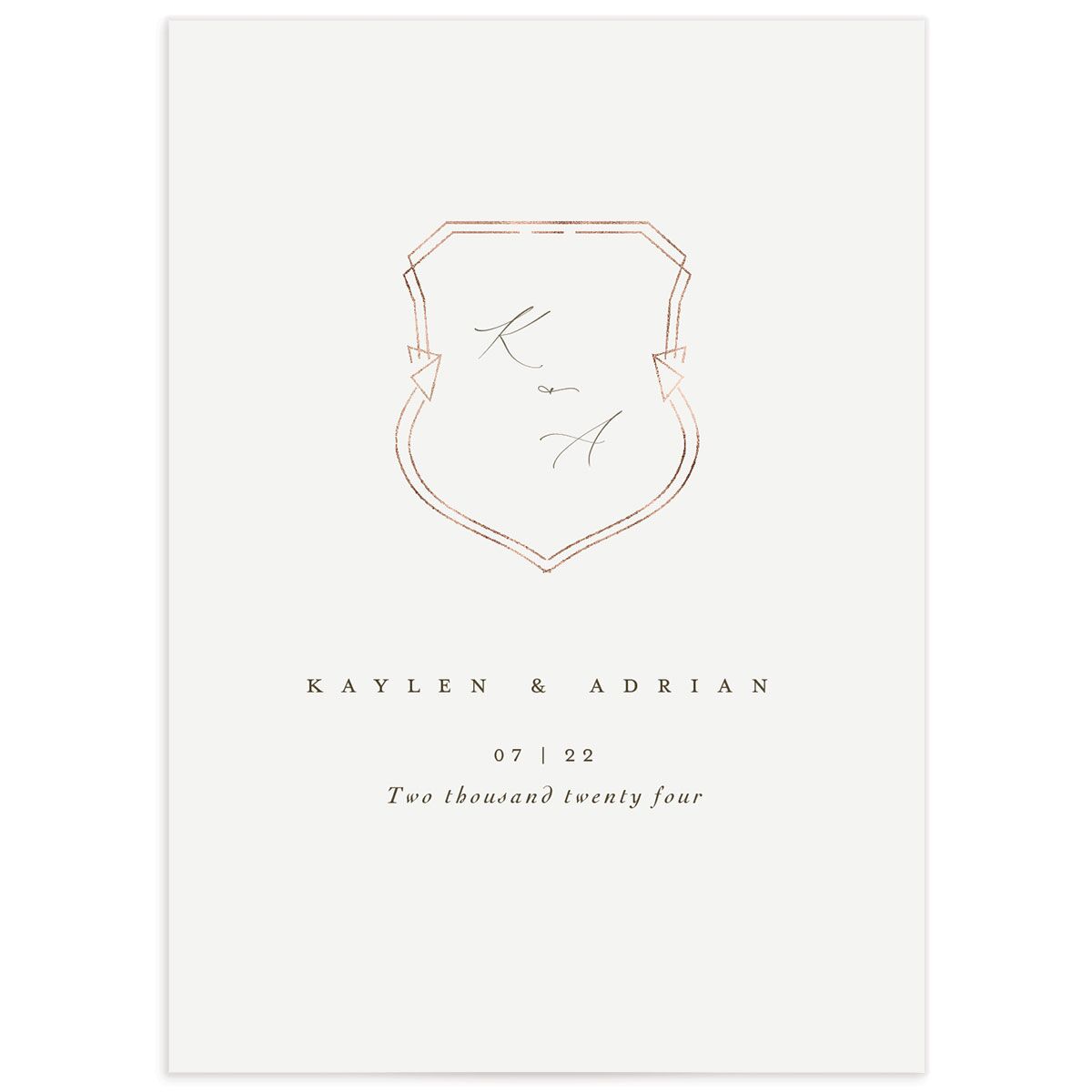 Classic Palette Wedding Enclosure Cards back
