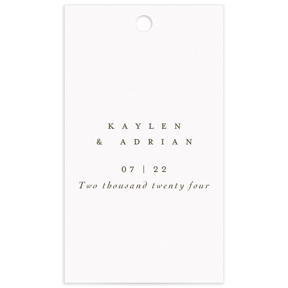 Classic Palette Favor Gift Tags back
