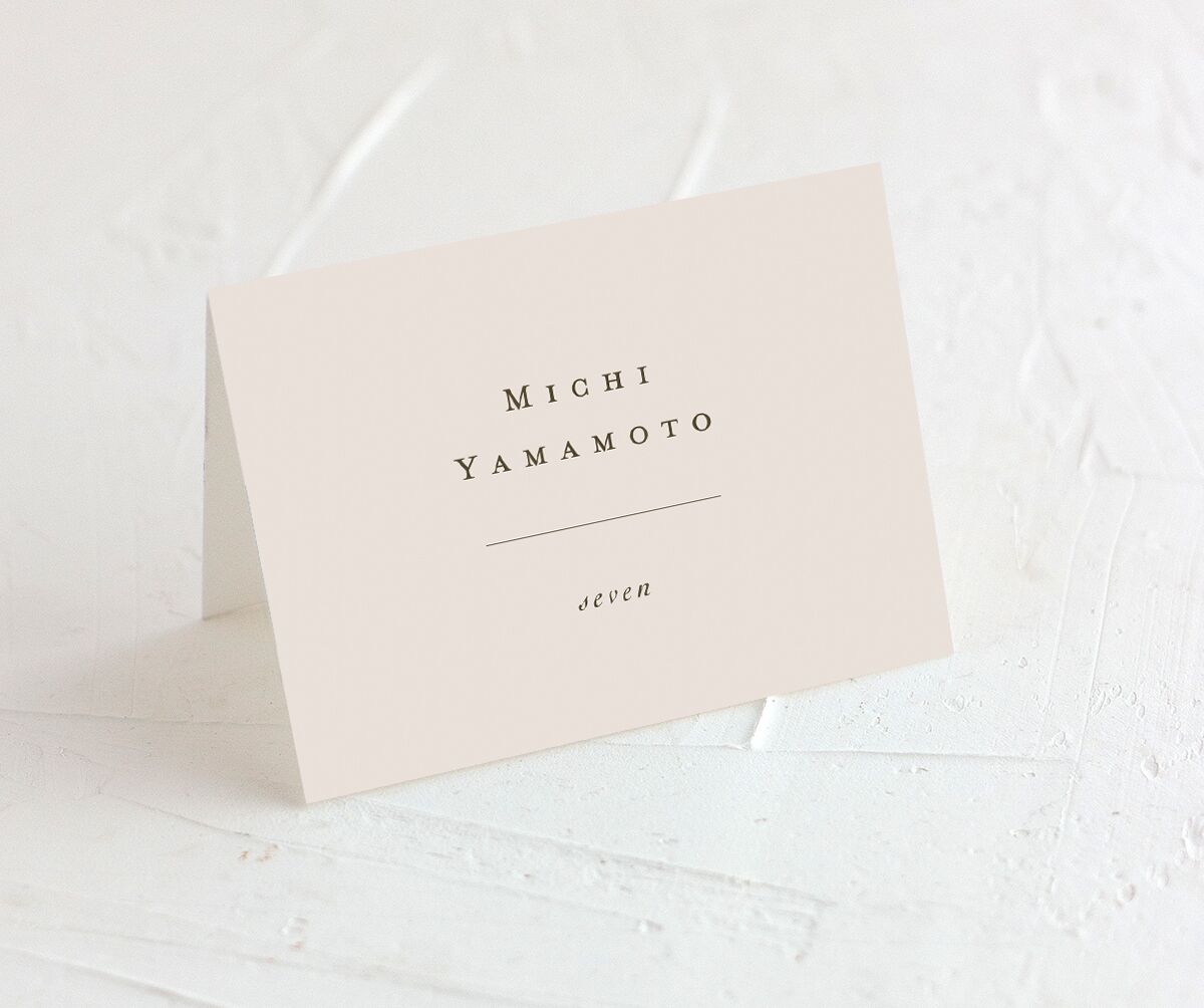 Classic Palette Place Cards front in Pink