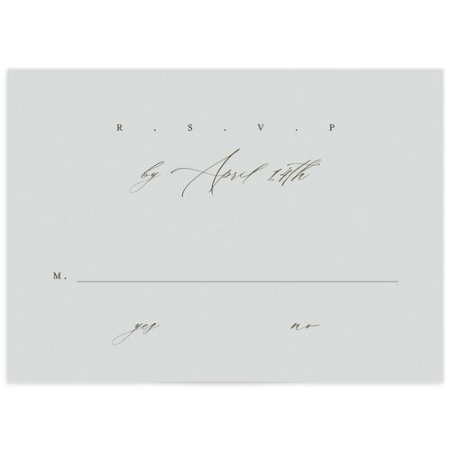 Classic Palette Wedding Response Cards