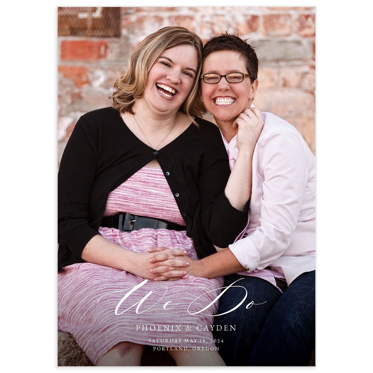 Floral Cloud Save The Date Cards