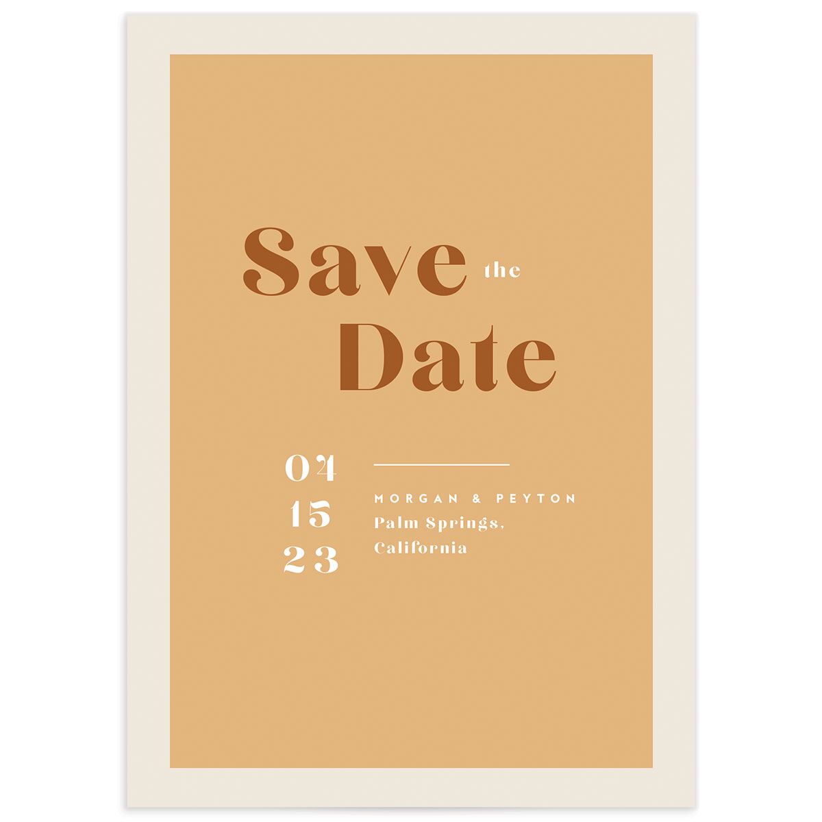 Vintage Pattern Save the Date Cards