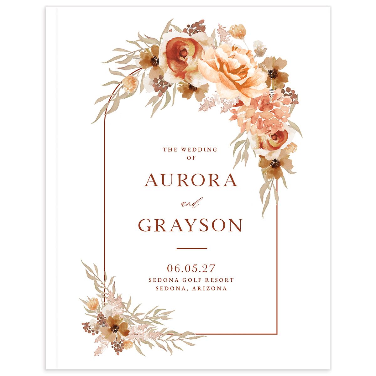 Bohemian Arch Wedding Guest Book
