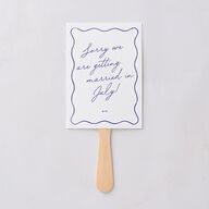 Hand Drawn Wavy Border Fan Programs Sapphire Signature Standard