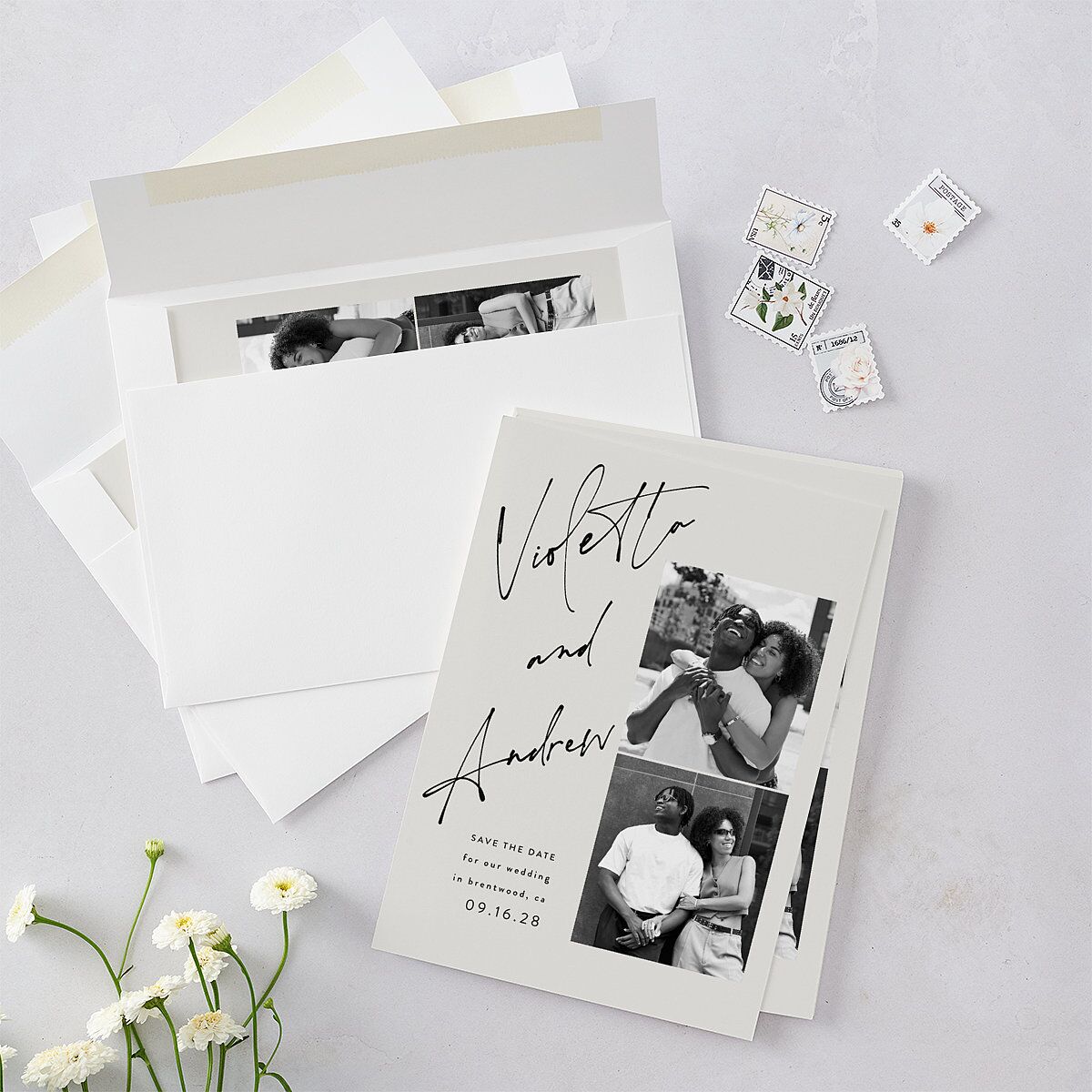 Signed Save The Date Cards — view 5
