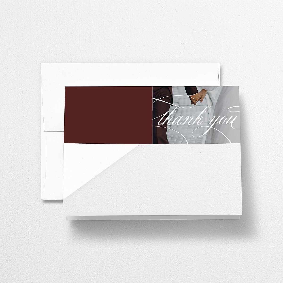 Photo Vow Thank You Cards — view 1