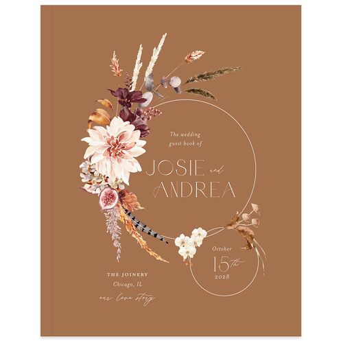 Eclectic Adornment Guest Books Camel