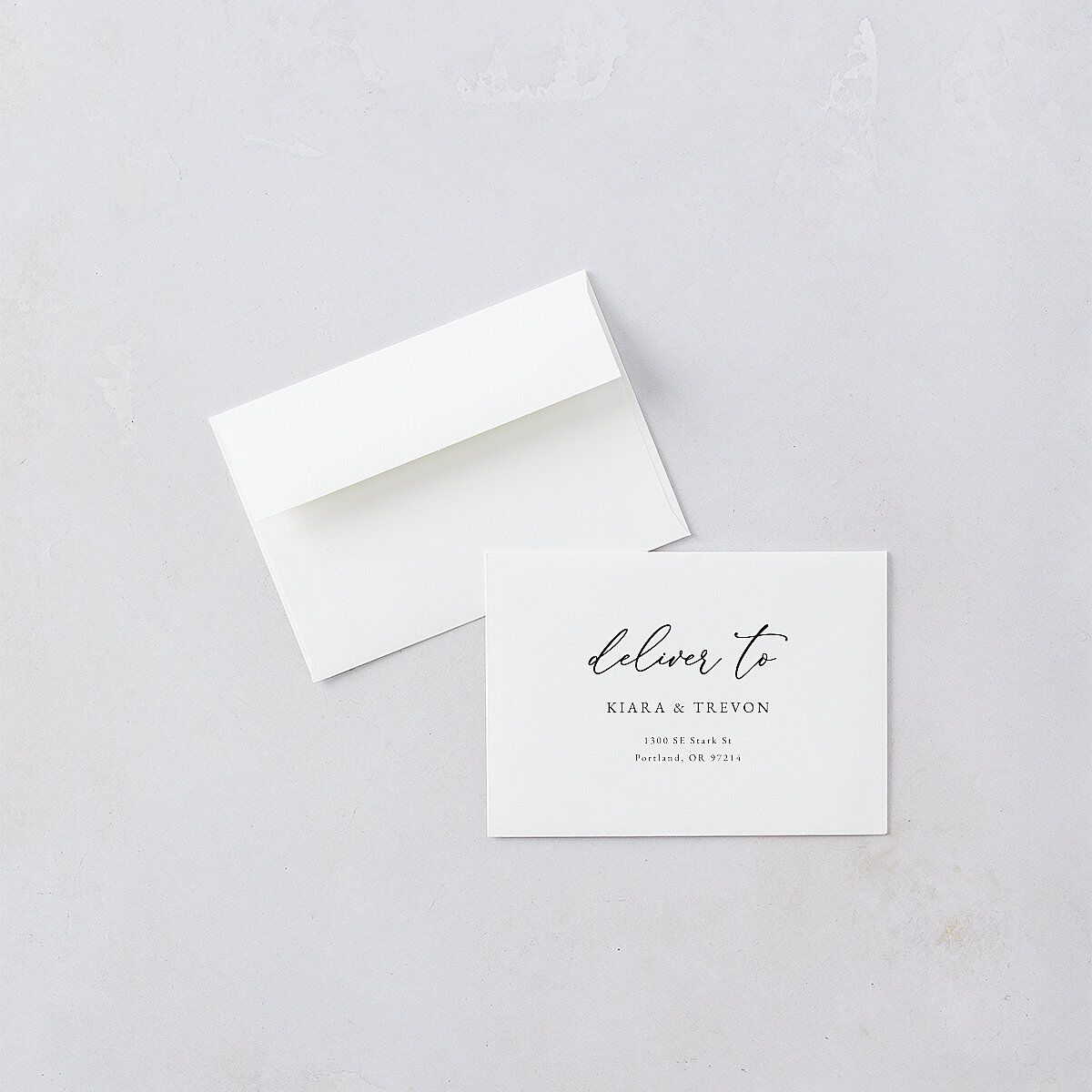 Romantic Photo Wedding Response Cards — view 3