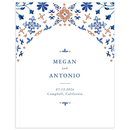 Spanish Mosaic Wedding Guest Book