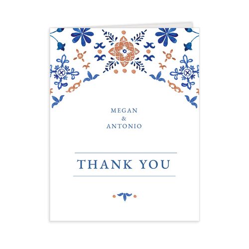 Spanish Mosaic Thank You Cards - 