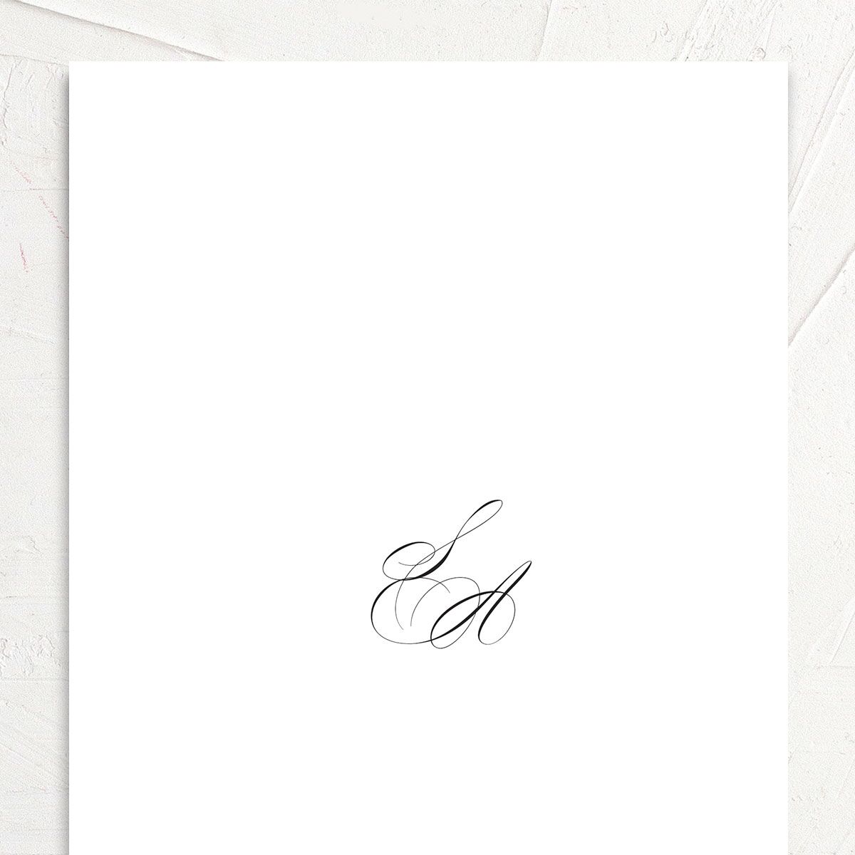 Elegant Accent Change the Date Cards Pure White Signature