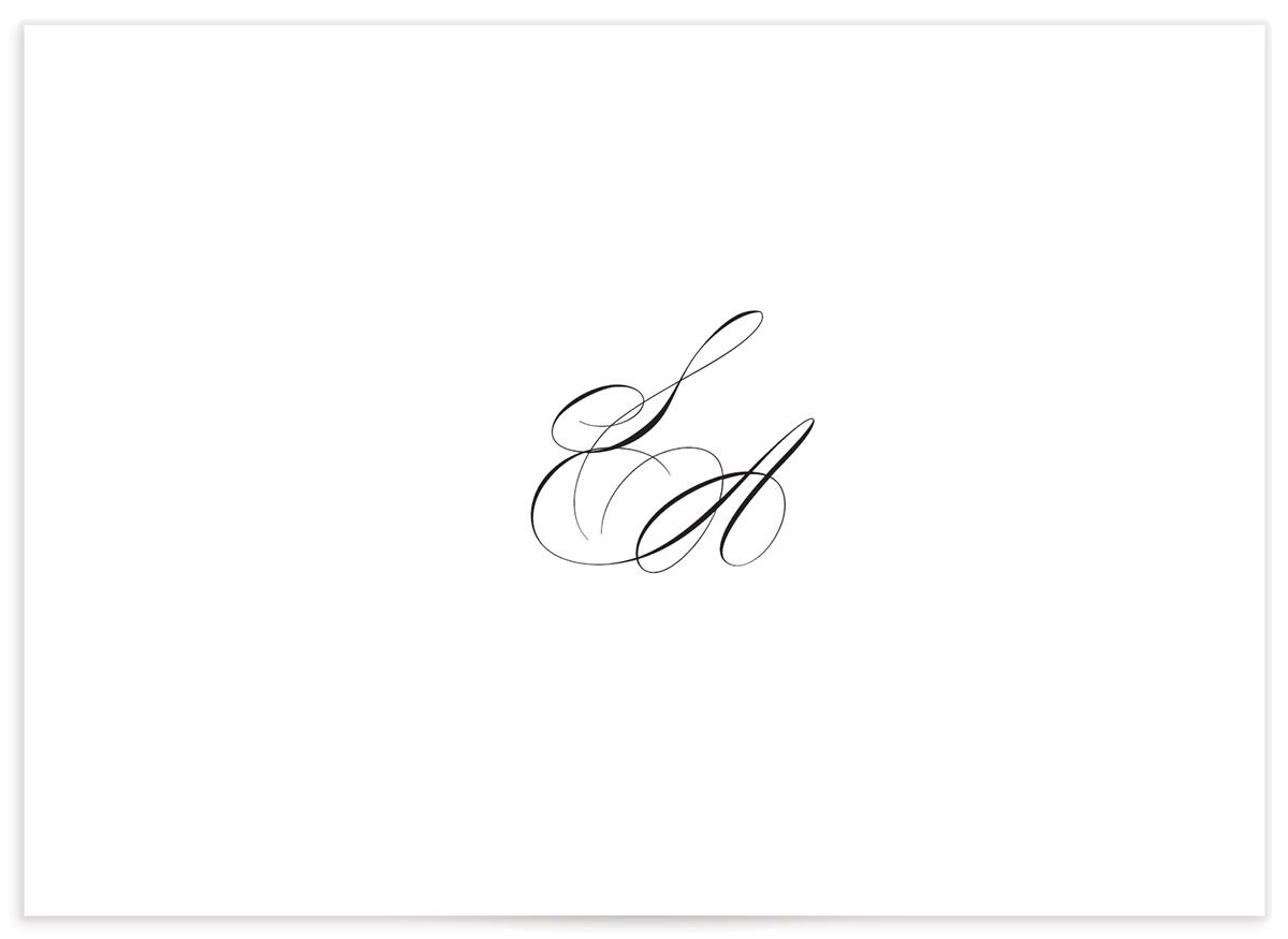Elegant Accent Wedding Enclosure Cards Pure White Signature