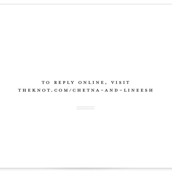 Elegant Accent Wedding Response Cards Pure White Pearlescent
