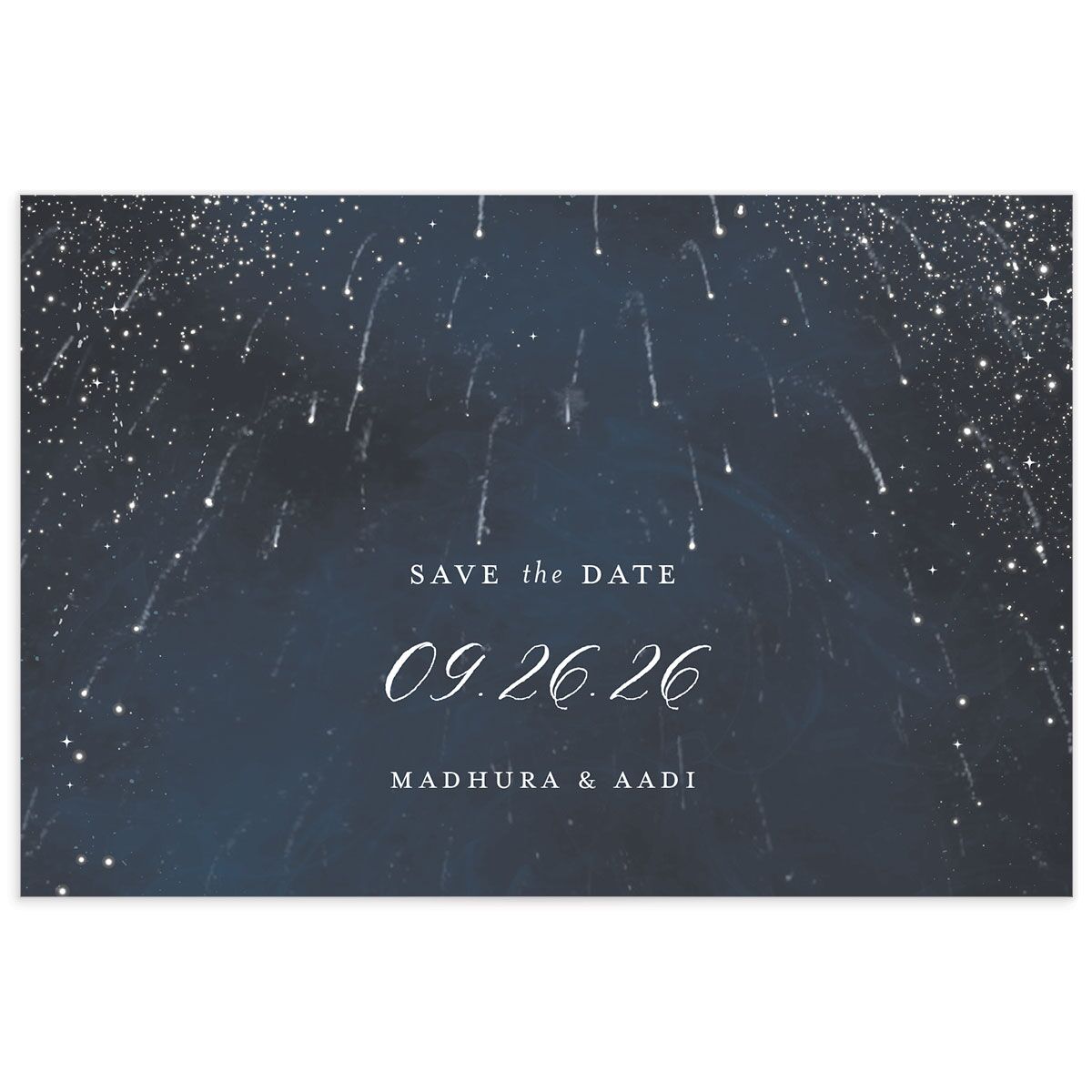 Magical Fireworks Save The Date Postcards