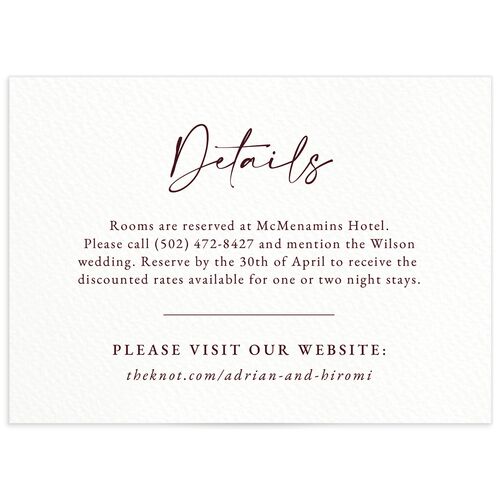 Layered Watercolor Wedding Enclosure Cards - 