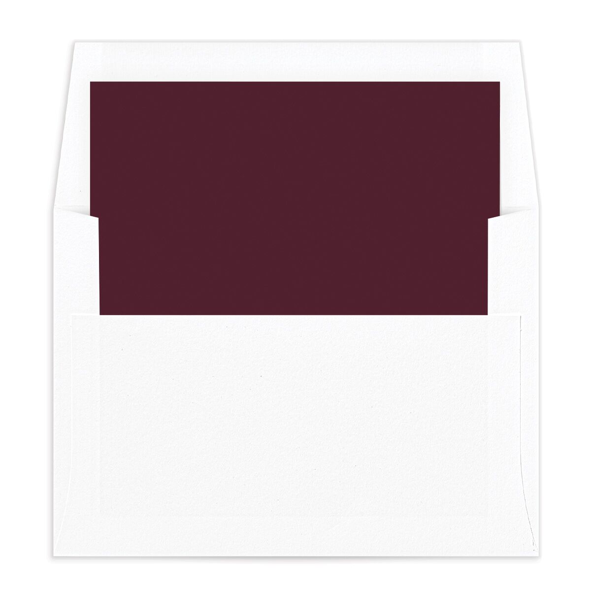 Layered Watercolor Standard Envelope Liners front in Burgundy