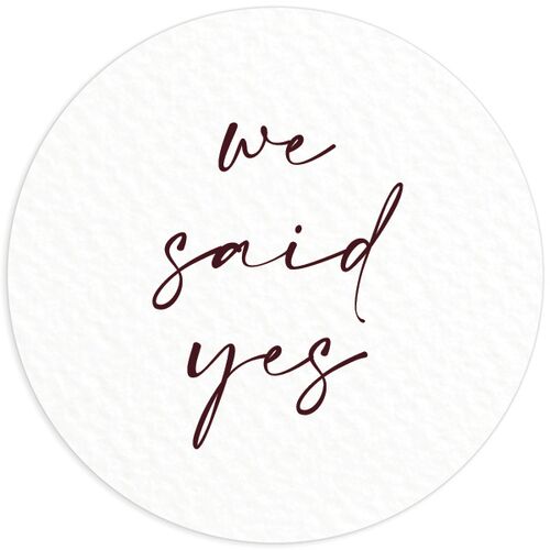 Layered Watercolor Wedding Stickers - 