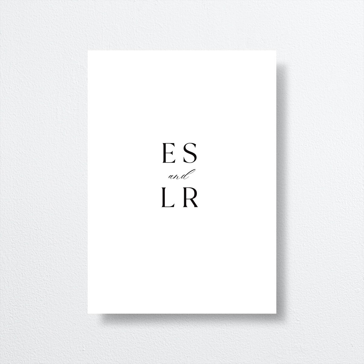 Timeless Typography Wedding Enclosure Cards Pure White Signature Standard