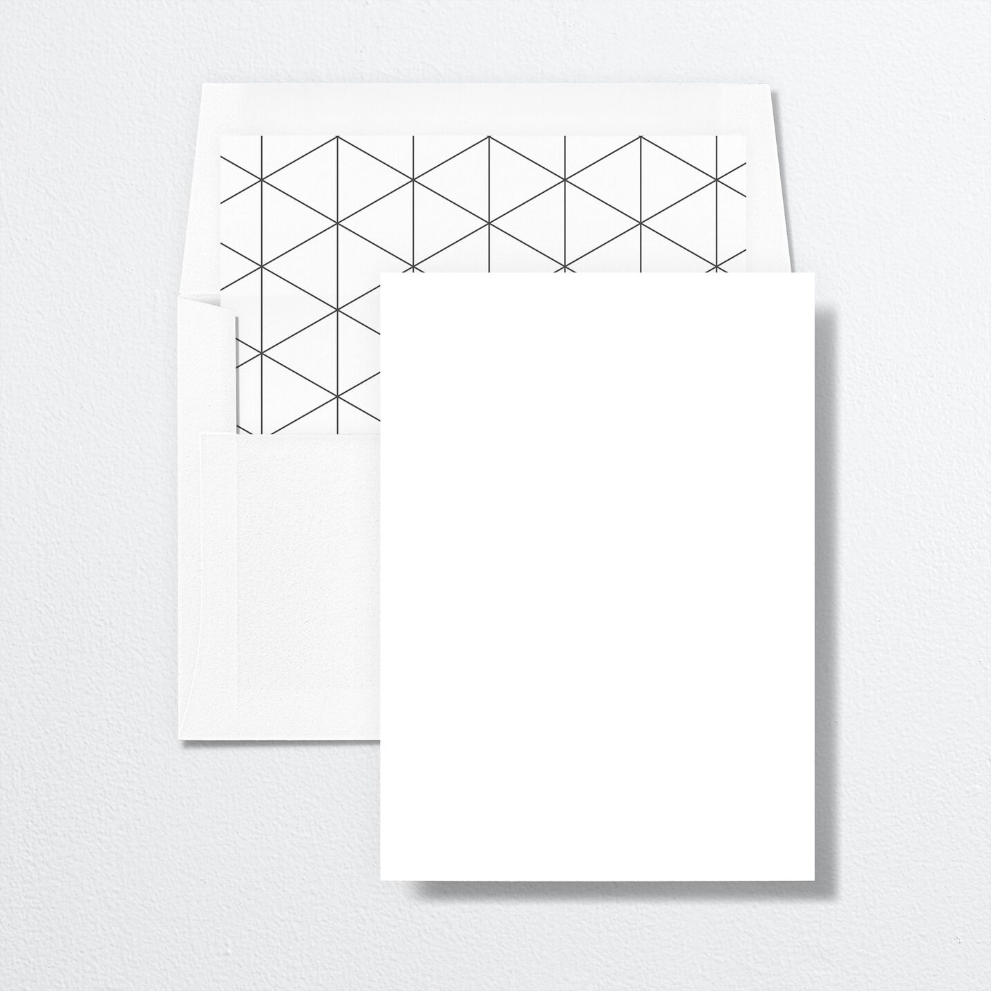 Timeless Typography Standard Envelope Liners envelope-and-liner in white