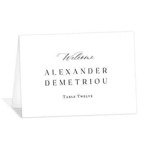 Timeless Typography Place Cards - 