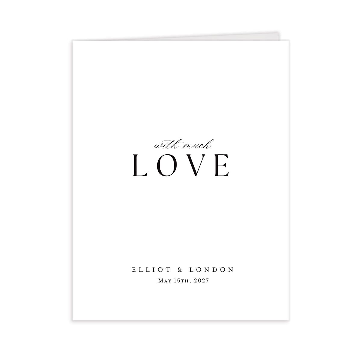 Timeless Typography Thank You Cards