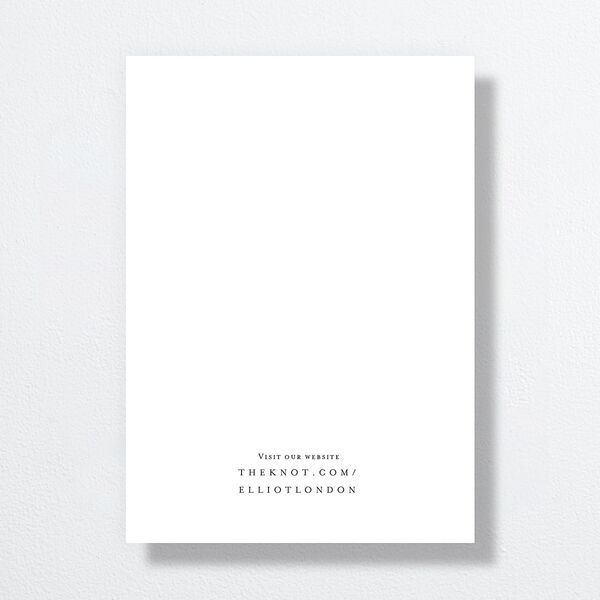 Timeless Typography Wedding Invitations Pure White Signature No Standard