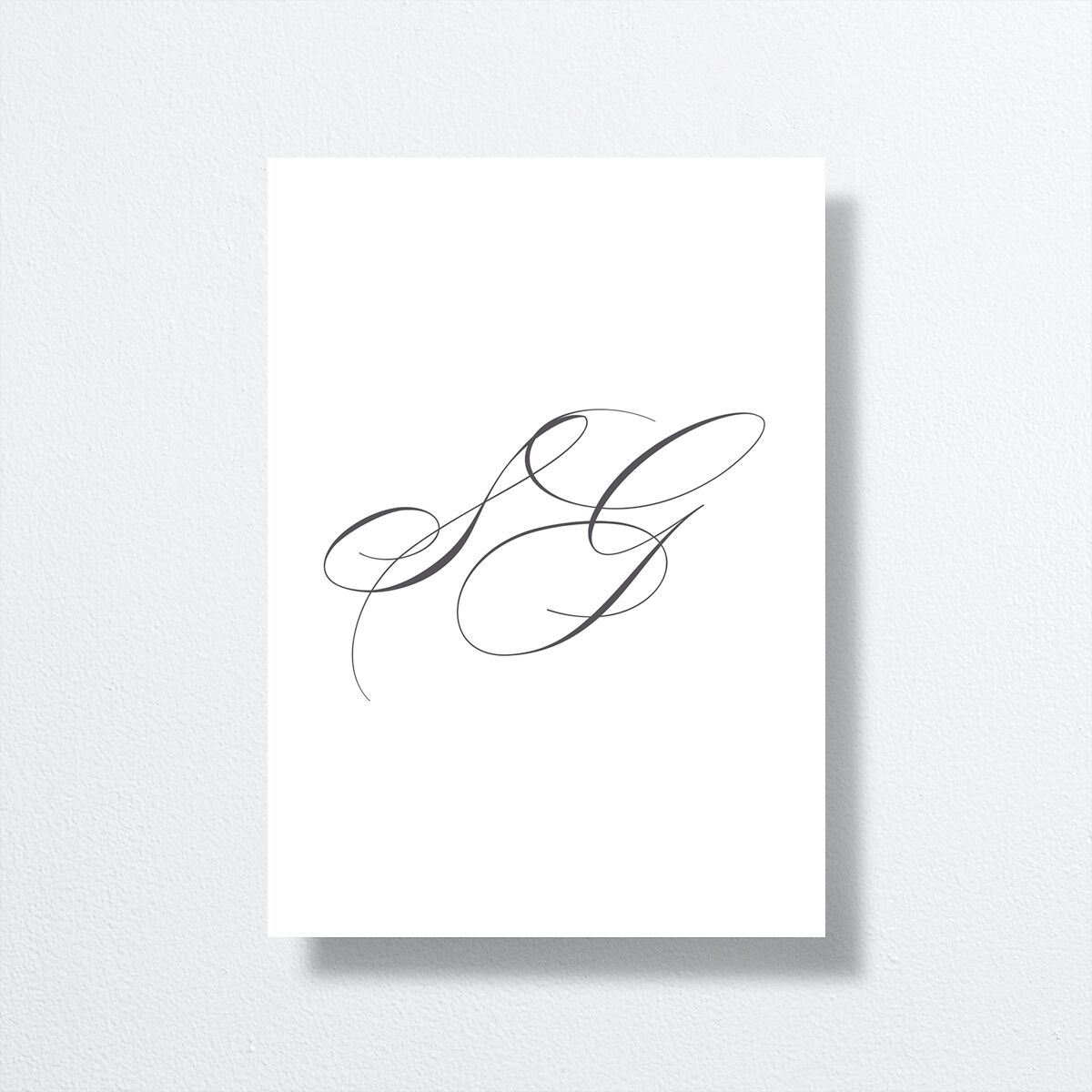 Classically Elegant Change the Date Cards Pure White Signature