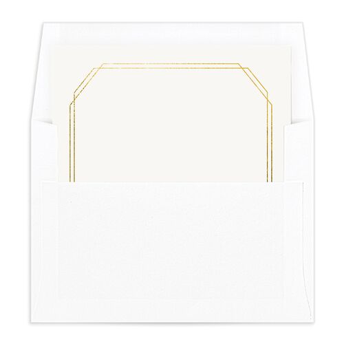 Eucalyptus Frame Standard Envelope Liners - White