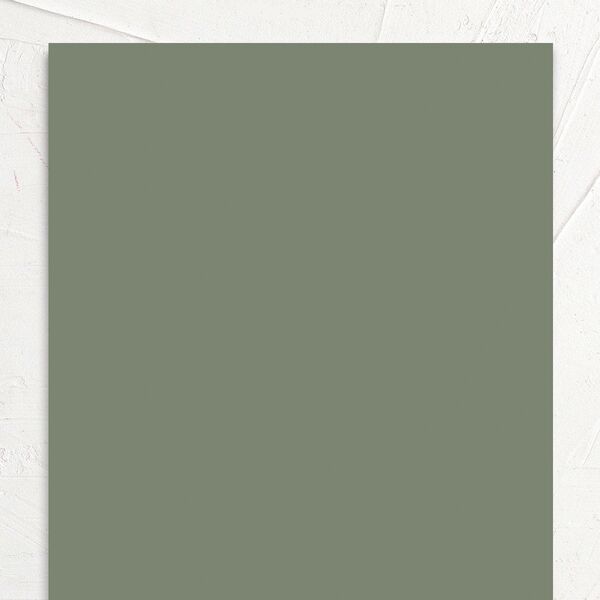 Painted Eucalyptus Wedding Invitations Pure White Signature No