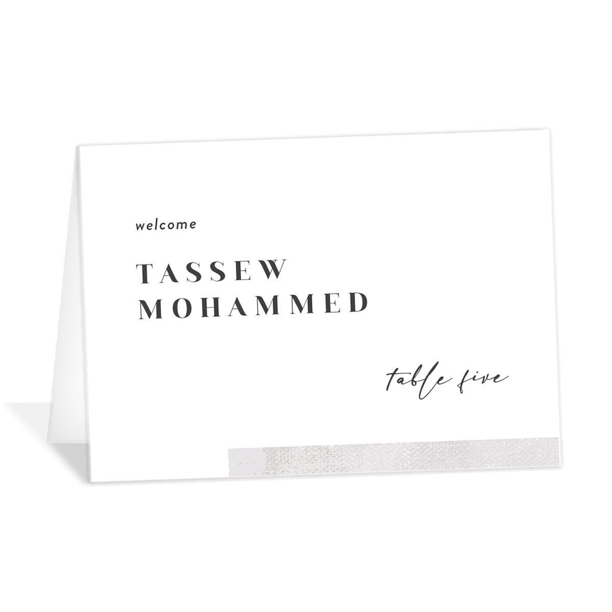 Minimal Accent Place Cards