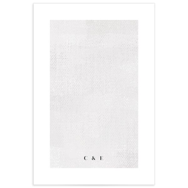 Minimal Accent Table Numbers Fog Signature