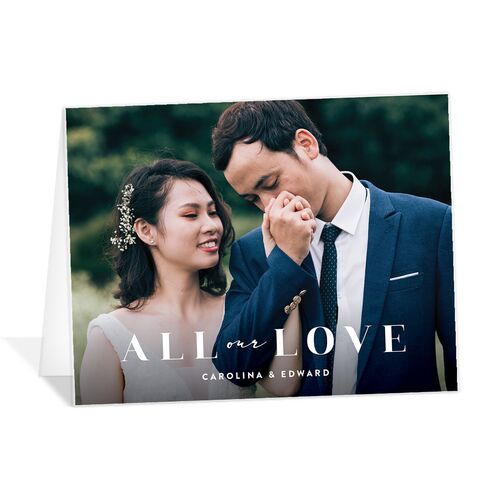 Minimal Accent Thank You Cards - 