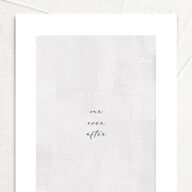 Minimal Accent Wedding Invitation Fog Signature No