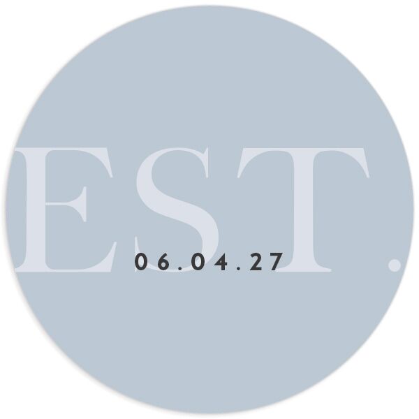 Modern Vow Wedding Stickers