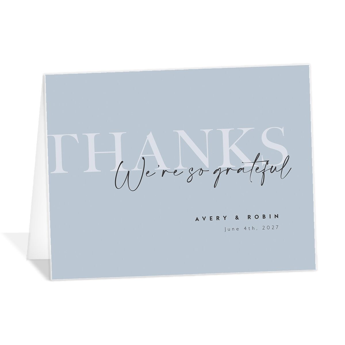 Modern Vow Thank You Cards